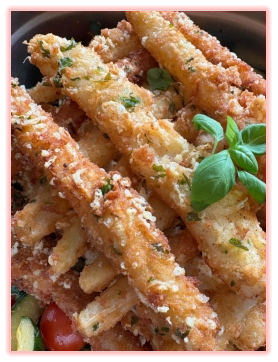 Panierter Spargel mit Parmesan Bild 2